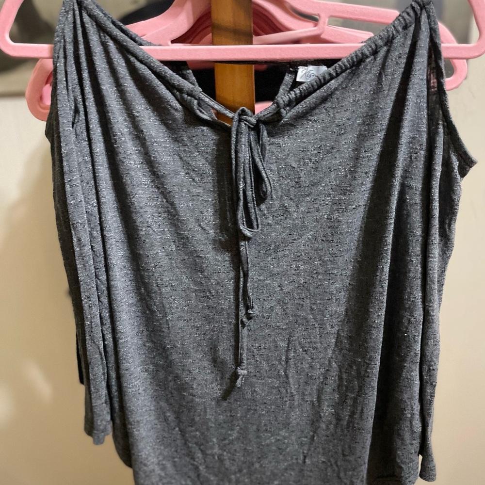 Kismet Charcoal Gray Women's Blouse